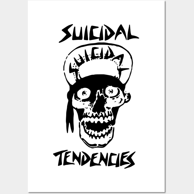 Skull Suicidal Tendencies Wall Art by IAKUKI